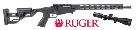 Buy Ruger Precision M-LOK 18" Rimfire & Ranger 4.5-14x44 Scope Package: 17HMR or 22 Mag in NZ. 