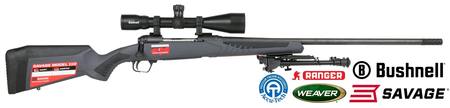 Buy Savage 110 Long Range Hunter 26" with Bushnell 4.5-30x50 & Accutech Bipod in NZ. 