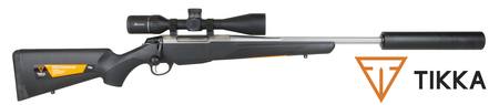 Buy Tikka T3x Elite Fluted & Threaded 20" with Burris Signature HD  3-15x44 & Ghost Silencer in NZ. 