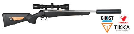 Buy Tikka T3x Elite Fluted with Ranger 3-9x42 Scope and Ghost Silencer in NZ. 