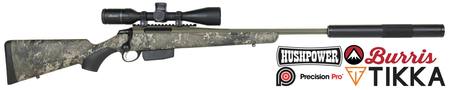 Buy Tikka T3x Superlite Strata Cerakote Camouflage Fluted with Burris 3-15x44 Scope & Silencer in NZ. 