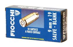 Buy 9mm Fiocchi Salve Blanks 50 Rounds in NZ New Zealand.