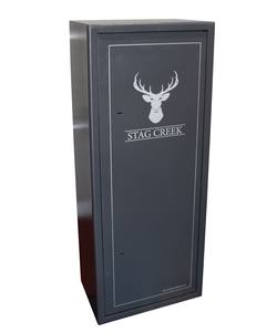Buy Stag Creek 16 Gun Safe: 6mm Steel - A, B, C & P Cat Approved in NZ New Zealand.