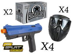 Buy JT Splatmaster 4-Player Paintball Package in NZ New Zealand.