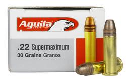 Buy Aguila 22LR Supermaximum 30gr Copper-Plated Solid Point in NZ New Zealand.