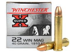 Buy Winchester 22-MAG Super-X 40gr FMJ: 1910fps in NZ New Zealand.