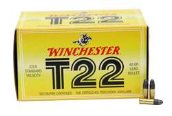 Buy Winchester 22LR T22 40gr Lead Round Nose 1085fps in NZ New Zealand.