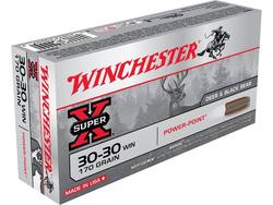 Buy Winchester 30-30 Super X 170gr Soft Point Power Point *20 Rounds in NZ New Zealand.