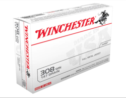 Buy Winchester USA 308 147gr Full Metal Jacket *20 Rounds in NZ New Zealand.