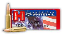 Buy Hornady 308 American Whitetail 150gr Soft Point Interlock *20 Rounds in NZ New Zealand.