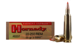 Buy Hornady 22-250 Varmint Express 55gr Polymer Tip Hornady V-Max *20 Rounds in NZ New Zealand.