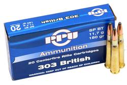Buy PPU Prvi Partizan 303 180gr Soft Point Boat Tail *20 Rounds in NZ New Zealand.