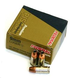 Buy 9mm Luger Federal 147gr JHP Premium H/S in NZ New Zealand.
