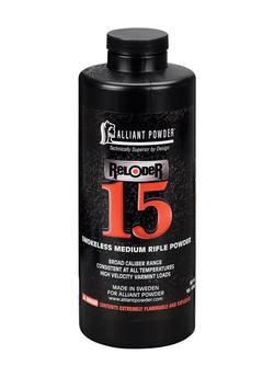 Buy Alliant Reloder 15 Medium Rifle Powder 1lb in NZ New Zealand.