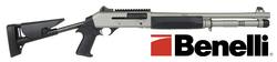 Buy 12ga Benelli M4 Tactical Super 90 with Ghost Ring Sights & Telescopic Stock: Cerakote, 18.5" in NZ New Zealand.