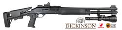 Buy 12ga Dickinson 212 Tactical Pro 18.5" with Ranger Red Dot & Night Saber Blitzer 1250lm Torch in NZ New Zealand.