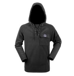 Buy Hunters Element Whakarapu Long Sleeve Top with Hood: Black in NZ New Zealand.