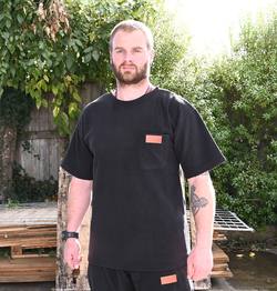 Buy Gun City Black Fleece T-Shirt in NZ New Zealand.