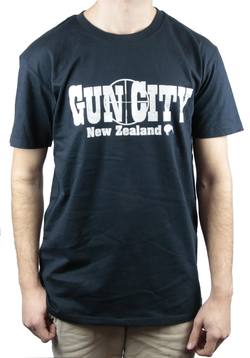 Buy Gun City 'Target' Navy T-Shirt in NZ New Zealand.