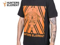 Buy Hunters Element Boonie Vis Tee Black/Fluoro Orange S in NZ New Zealand.