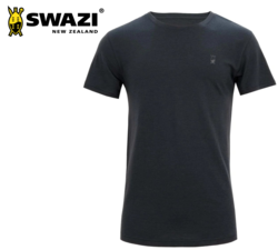 Buy Swazi Totem Merino T-shirt Ironsand in NZ New Zealand.