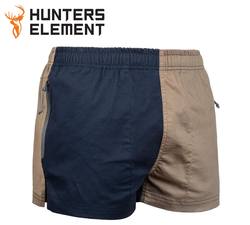 Buy Hunters Element Dobson Stubbies | Navy/Tan in NZ New Zealand.