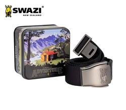 Buy Swazi Nylon Belt and Tin - Black in NZ New Zealand.