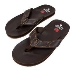 Buy Stoney Creek Leather Jandals: Dark Brown in NZ New Zealand.