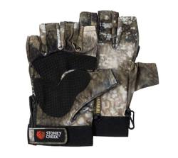 Buy Stoney Creek Microtough Fingerless Shooter Gloves: Tuatara Alpine Camo in NZ New Zealand.