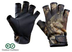 Buy Outdoor Outfitters Fingerless Shooters Gloves: Camo  *** Choose Size *** in NZ New Zealand.