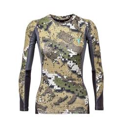 Buy Hunters Element Women's Core Top: Veil Camo in NZ New Zealand.