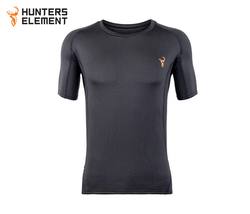 Buy Hunters Element Core+ Short Sleeve Top Black in NZ New Zealand.