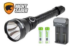 Buy Night Saber Torch Kit: Blitzer Torch, Battery Charger & 2x Rechargeable Batteries in NZ New Zealand.