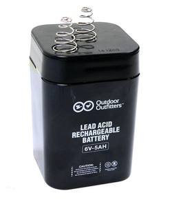 Buy Outdoor Outfitters Rechargeable Battery 6V 5AH in NZ New Zealand.