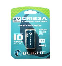 Buy Olight Battery CR123A 1500mah 3V in NZ New Zealand.