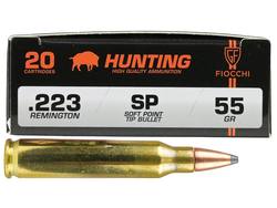 Fiocchi 223 55gr Soft Point 20 Rounds