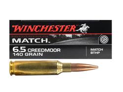 Winchester 6.5 Creedmoor Match 140gr Hollow Point Boat Tail