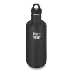 Buy Klean Kanteen Classic Water Bottle 1182ml Shale Black in NZ New Zealand.