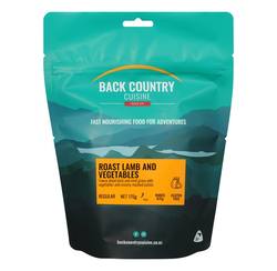 Buy Back Country Cuisine Freeze Dri Meal: Roast Lamb and Vegetables in NZ New Zealand.