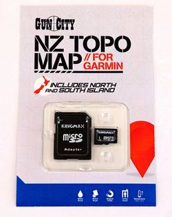 Buy Gun City Topographical Maps of NZ for Garmin  in NZ New Zealand.