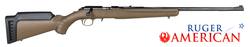 Buy 22 Ruger American Blued Synthetic Copper Mica Stock 22" in NZ New Zealand.