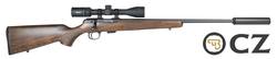 Buy 22 CZ 457 American Beech 20" with Minox 4-12x40 Scope & Ghost Carbon Silencer in NZ New Zealand.
