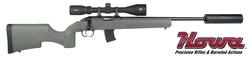 Buy Howa M1100 Green 18" with Ranger 4-12x42 Scope, Ghost Stub Silencer *2 Mags in NZ New Zealand.