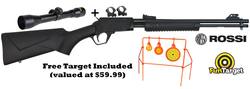 Buy 22 Rossi Gallery Synthetic 18" with 4x32 Scope *With Free Steel Target in NZ New Zealand.