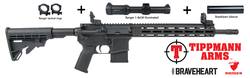 Buy 22 Tippmann M4-22 Elite 16" Alloy M-LOK Handguard, Ranger 1-8x24i Scope & Braveheart Silencer in NZ New Zealand.