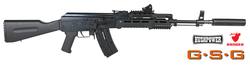 22 LR GSG AK47 Omega Tactical with Red Dot Optic & Silencer