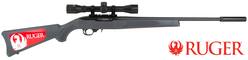Buy 22 Ruger 10/22 Matte with Silencer & 4x32 Scope Package in NZ New Zealand.