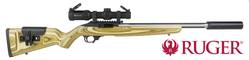Buy .22LR Ruger 10/22 Competition Laminate with Fluted Heavy 16" Barrel, Ranger 1-8x24i & Silencer in NZ New Zealand.