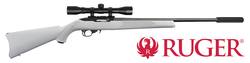 Buy 22 Ruger 10/22 Grey 18.5" with Ranger 3-9x42 Scope & Braveheart Silencer in NZ New Zealand.