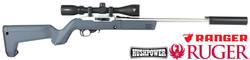 Buy 22 Ruger 10/22 Takedown Magpul Stainless 16" with Ranger 3-9x42 Scope & Silencer in NZ New Zealand.